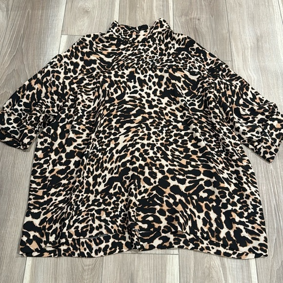 Tops - Leopard Print Blouse